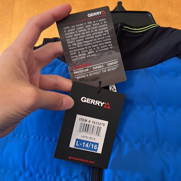 NWT GERRY youth jacket- size Large (14/16) - Picture 5 of 16